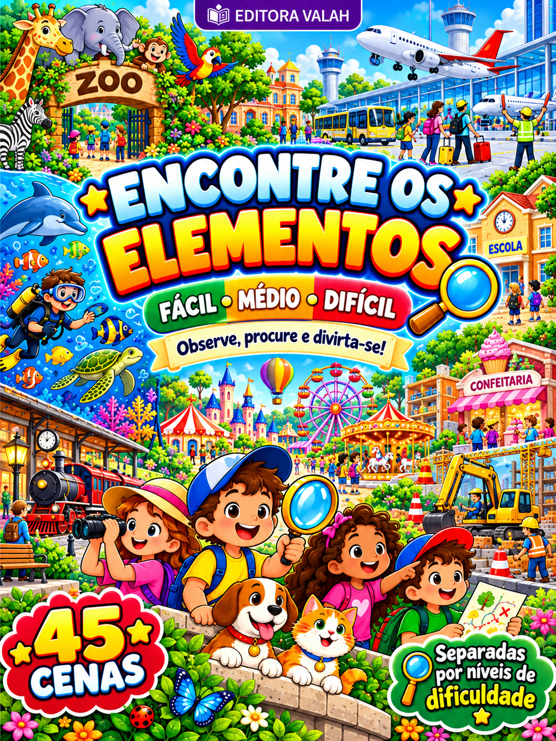 Capa do livro Encontre os Elementos